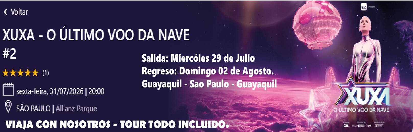 Promo 2do. Show Xuxa